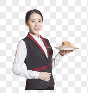 微笑服務(wù)員圖片